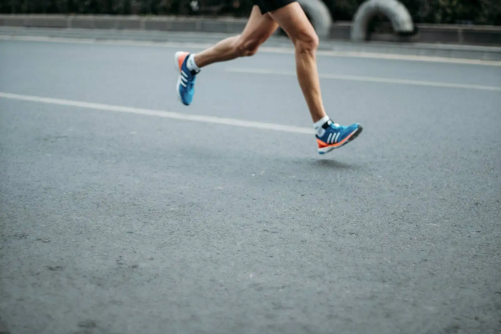 Runner on a scenic trail
